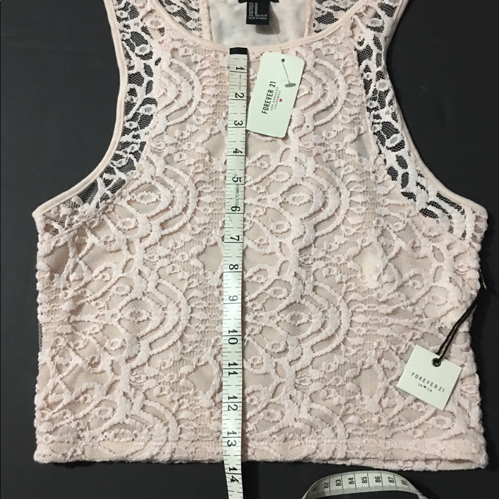 RACERBACK LACED TANK TOP - Picture 6 of 8